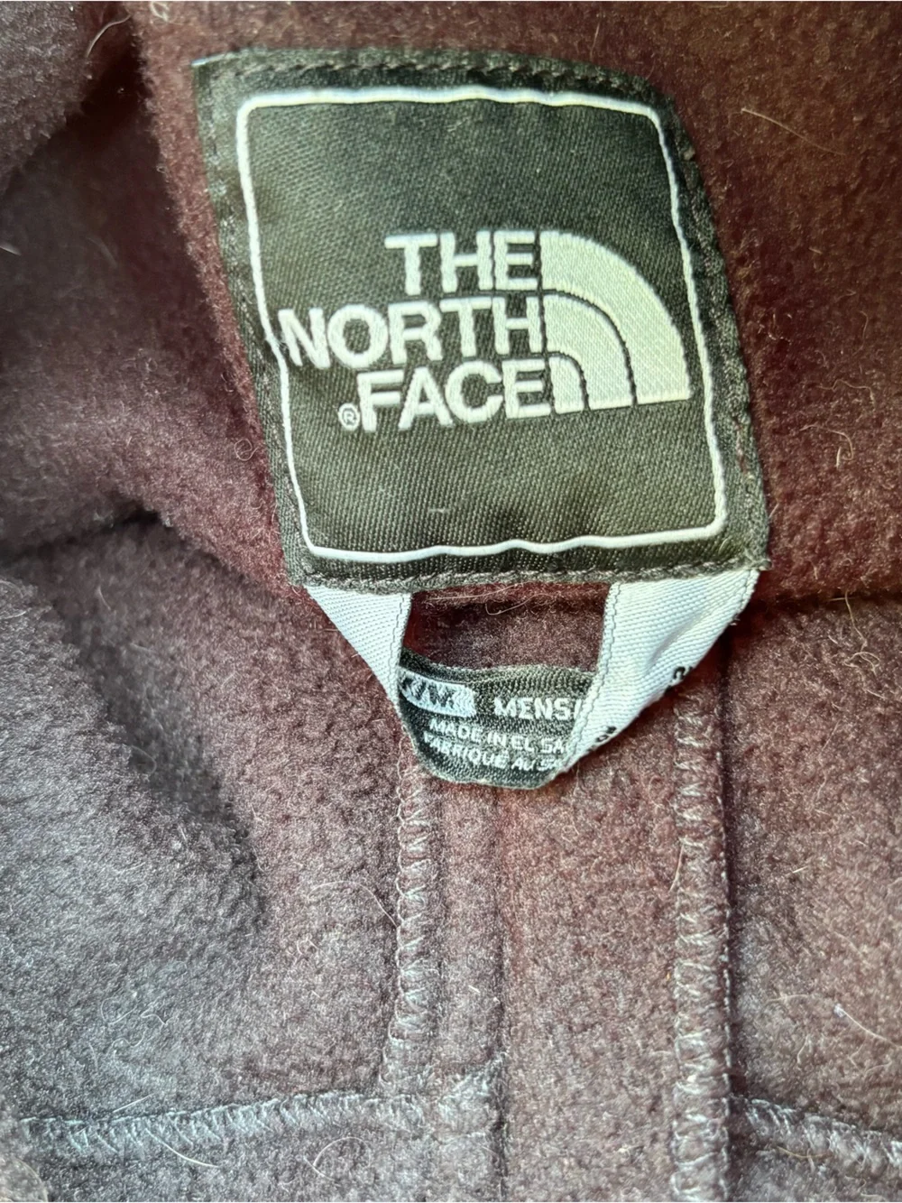The North Face Men's Two-Tone Black & Charcoal Fleece Jacket
